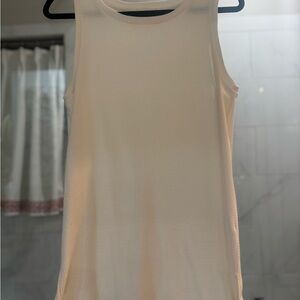 Women's Cream Sleeveless Top